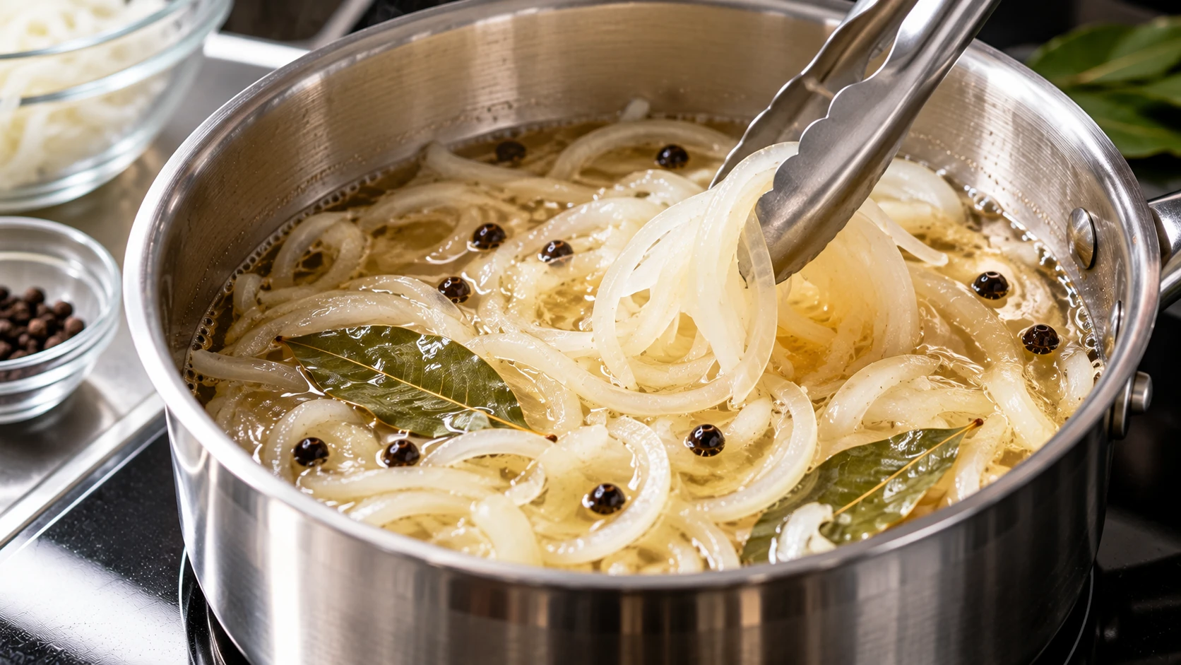 Step 4 - Aringa Marinata con Cipolle Agrodolci e Aceto