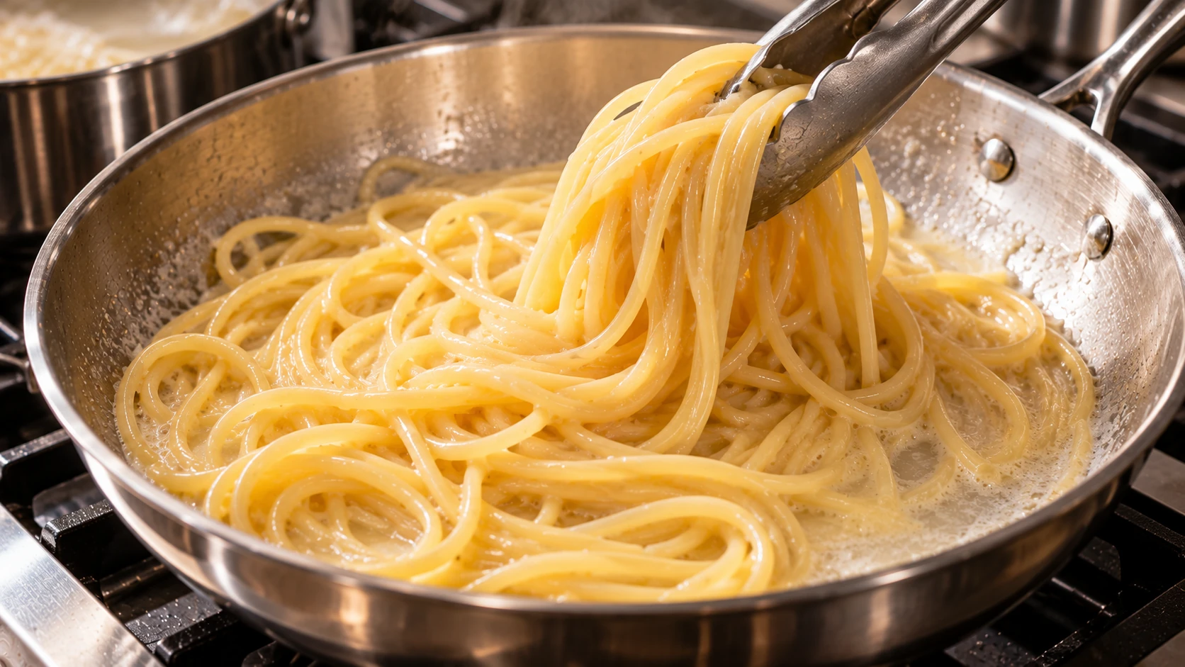 Step 5 - Pasta al Burro Cremosa