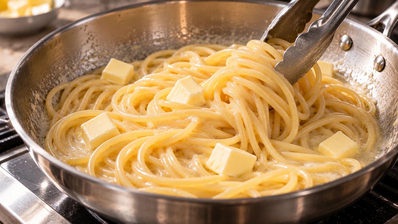 Step 6 - Pasta al Burro Cremosa