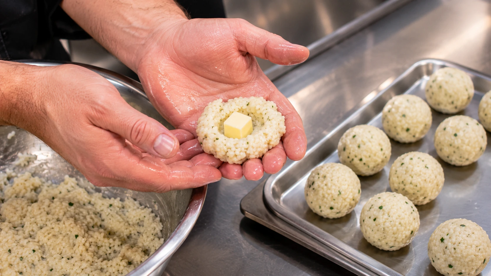 Step 6 - Palle di Riso Napoletane Mignon