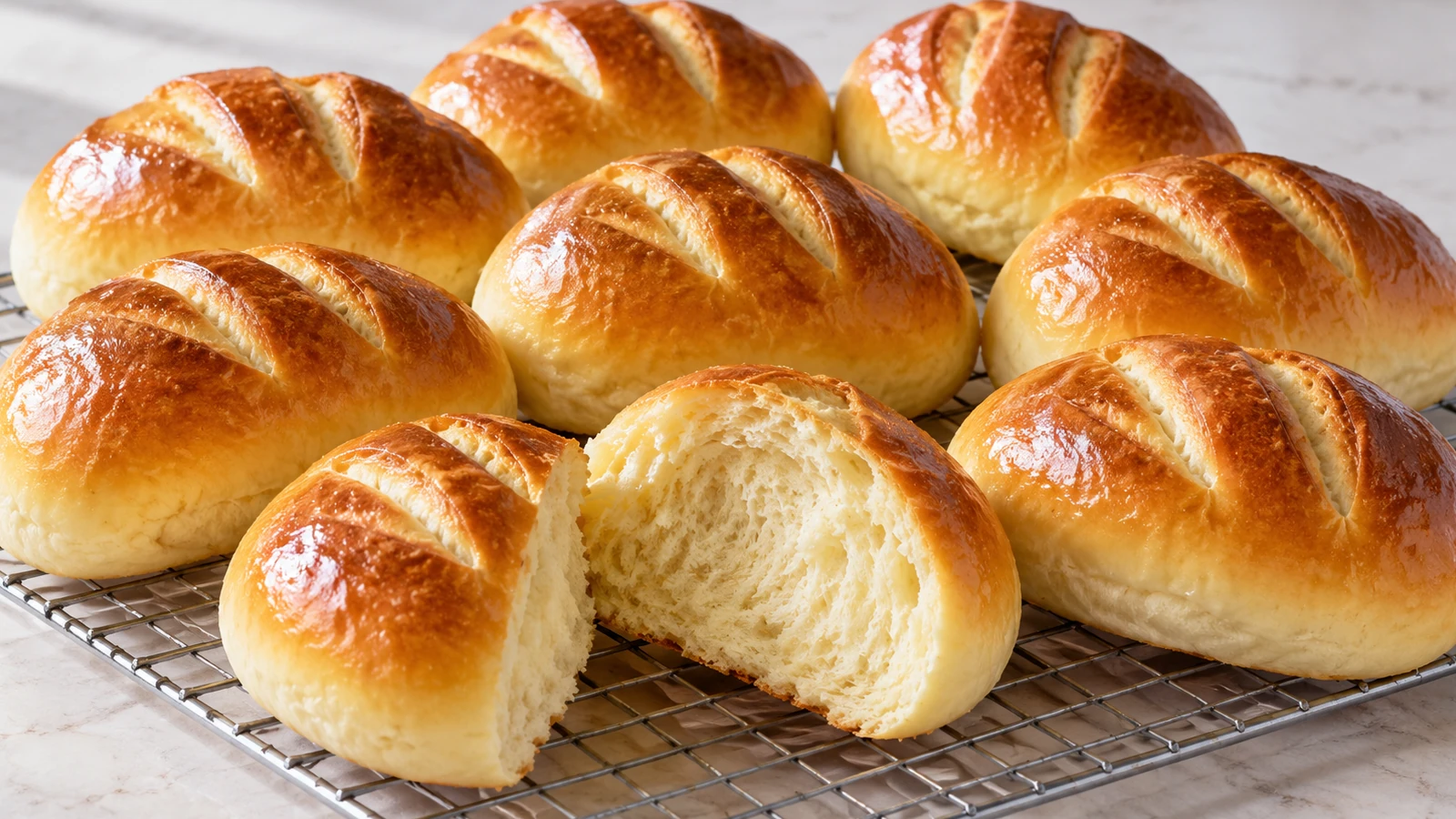 Panini al latte morbidissimi fatti in casa, soffici e dorati