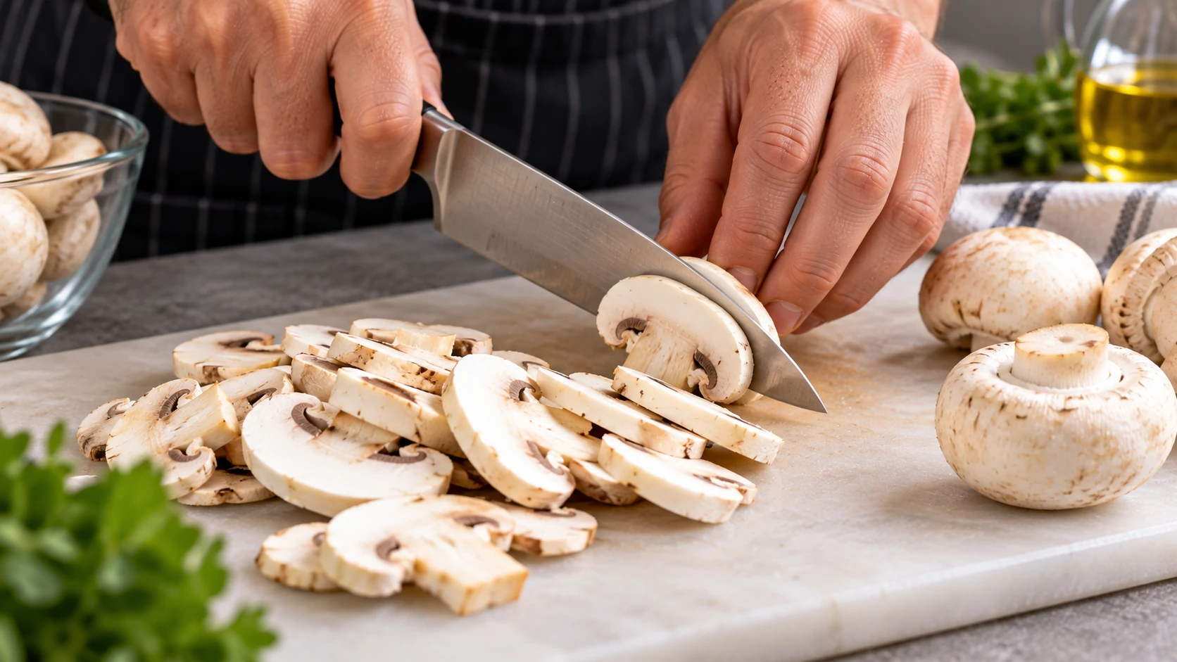 Step 2 - Bucatini Tonno e Funghi