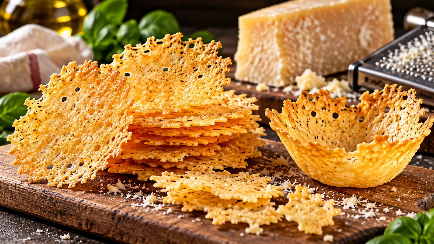 Cialda di Parmigiano: come fare cialde croccanti in padella, forno e microonde