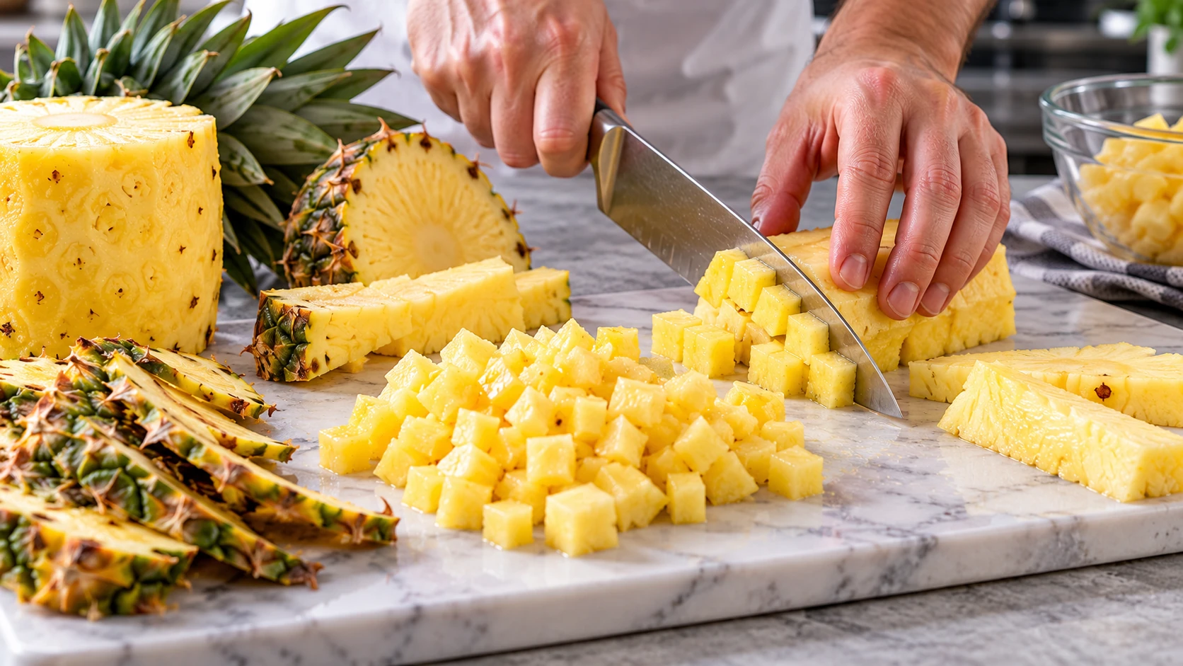 Step 1 - Confettura Dorata di Ananas e Mele Renette