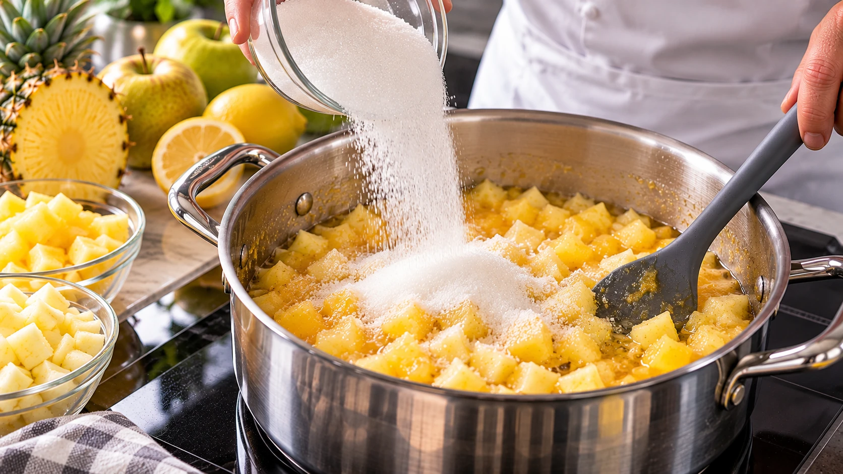 Step 5 - Confettura Dorata di Ananas e Mele Renette