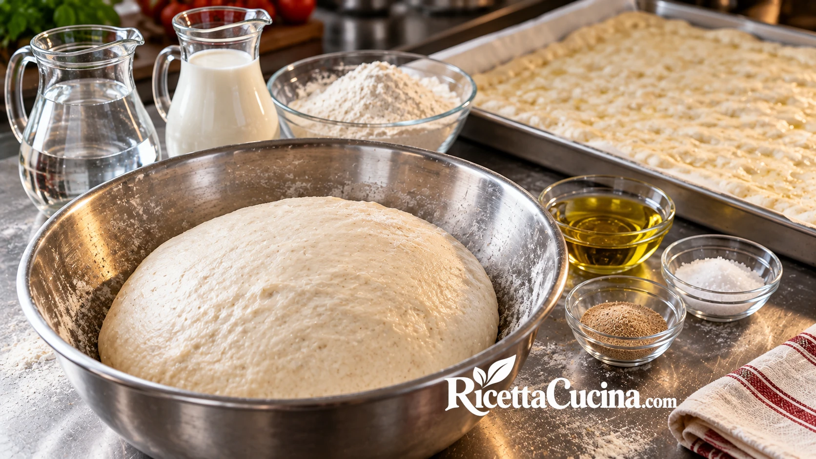 Impasto per pizza con latte e acqua: perché nella nostra ricetta usiamo anche il latte